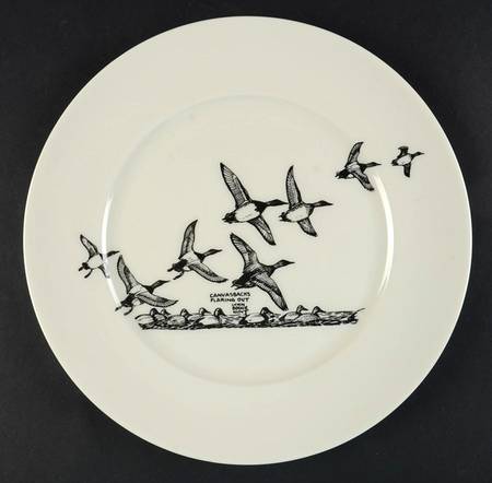 Game Birds Dinner Plate