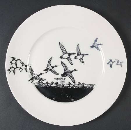 Game Birds Luncheon Plate