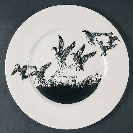 Game Birds Luncheon Plate