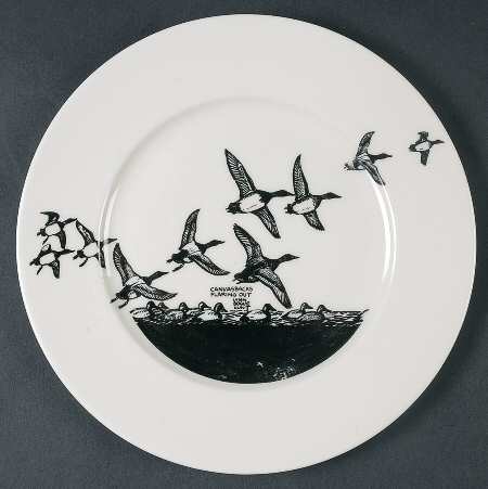 Game Birds Salad Plate
