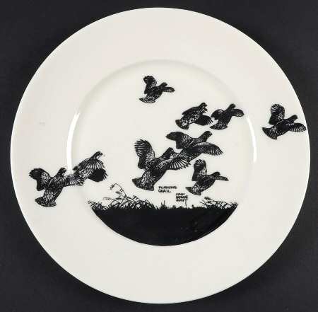 Game Birds Luncheon Plate