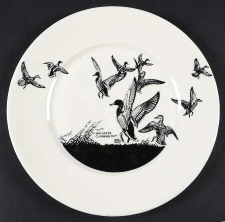 Game Birds Luncheon Plate
