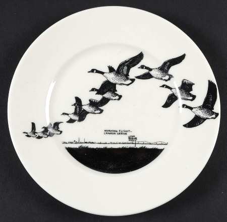 Game Birds Bread & Butter Plate