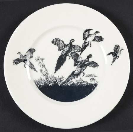 Game Birds Bread & Butter Plate