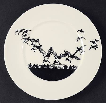 Game Birds Salad Plate