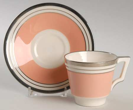 H323X15-6 Footed Demitasse Cup & Saucer Set