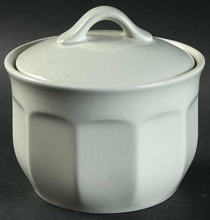 Boxwood Sage Sugar Bowl & Lid