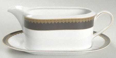 Hastings Chocolate Gravy Boat & Underplate