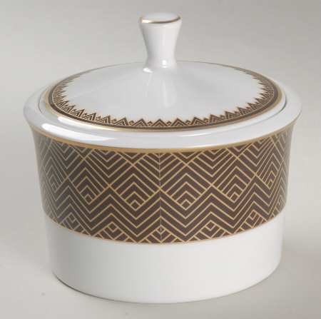 Hastings Chocolate Sugar Bowl & Lid
