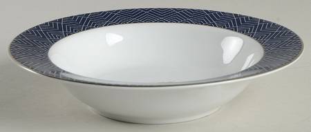Hastings Cobalt Rim Fruit/Dessert (Sauce) Bowl