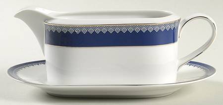Hastings Cobalt Gravy Boat & Underplate
