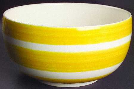 Maritime Stripe 11" Large Salad Serving Bowl