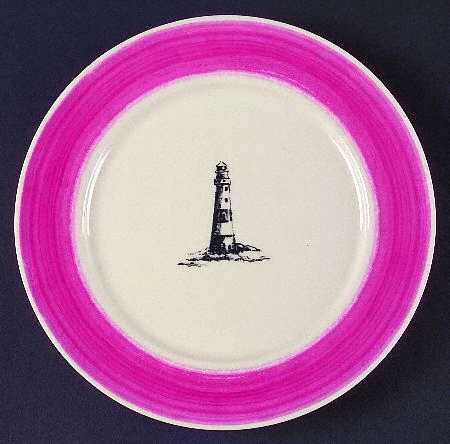 Maritime Stripe Salad Plate