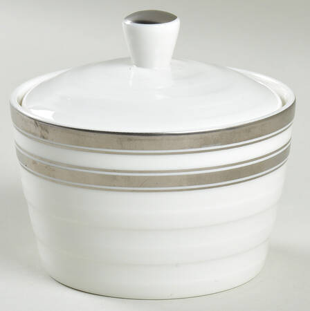 Morgan Platinum Sugar Bowl & Lid