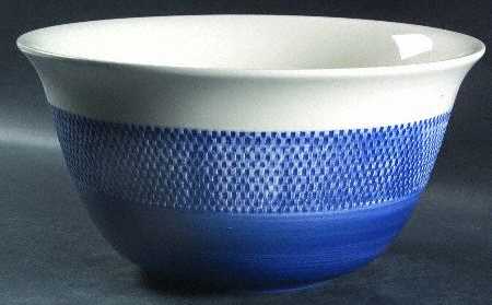Reed Indigo 11" Large Salad Serving Bowl