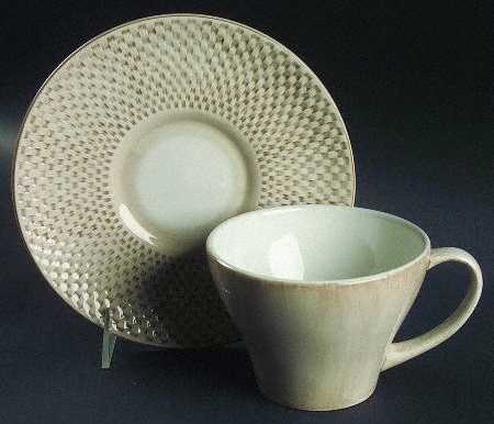 Reed Natural Cappuccino Cup & Saucer Set