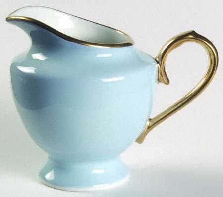 Hampton's Tea Morning Sky Blue Creamer