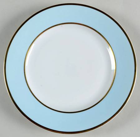 Hampton's Tea Morning Sky Blue Dessert/Pie Plate