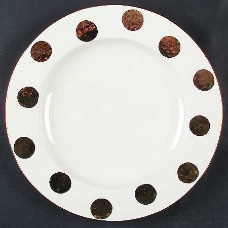 Polka Dots Dinner Plate