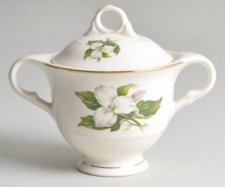 Trillium Sugar Bowl & Lid