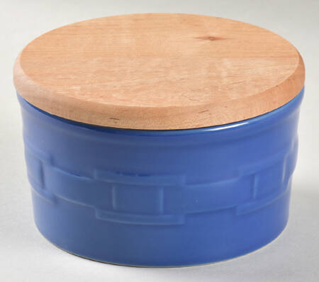 Woven Traditions Cornflower Dip Bowl and Lid