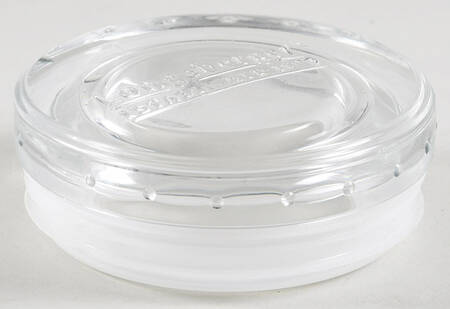Woven Traditions Cornflower Glass Lid for 4" Chalk Crock
