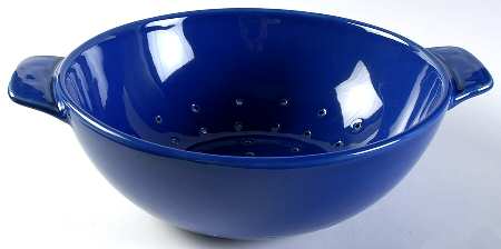 Woven Traditions Cornflower Ceramic Colander