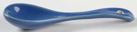 Woven Traditions Cornflower Ceramic Tasting Spoon