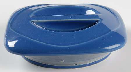 Woven Traditions Cornflower Lid for Medium Square Canister