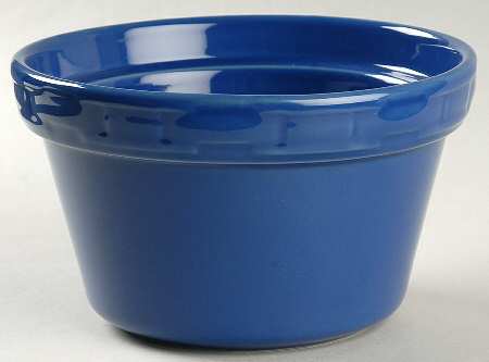 Woven Traditions Cornflower 1 Qt Round Casserole No Lid