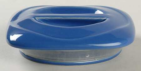 Woven Traditions Cornflower Lid for Large Square Canister