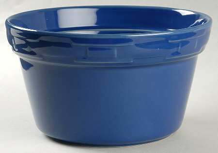 Woven Traditions Cornflower 2 Qt Round Covered Casserole No Lid