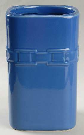 Woven Traditions Cornflower Large Square Canister No Lid