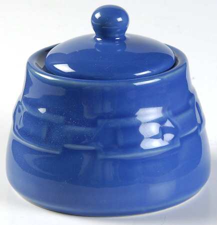 Woven Traditions Cornflower Sugar Bowl & Lid