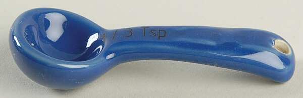 Woven Traditions Cornflower 1/3 Teaspoon Ceramic Measuring Spoon