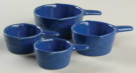 Woven Traditions Cornflower Measuring Cup Set (1 Cup,1/2 Cup,1/3 Cup,1/4 Cup)