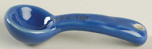 Woven Traditions Cornflower 1/4 Teaspoon Ceramic Measuring Spoon