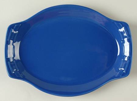 Woven Traditions Cornflower 9" Oval Serving Platter