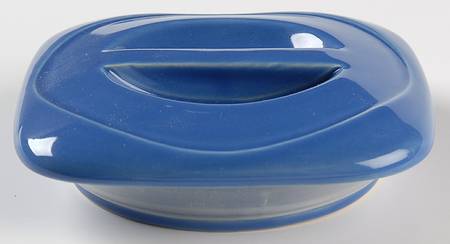 Woven Traditions Cornflower Lid For Small Square Canister
