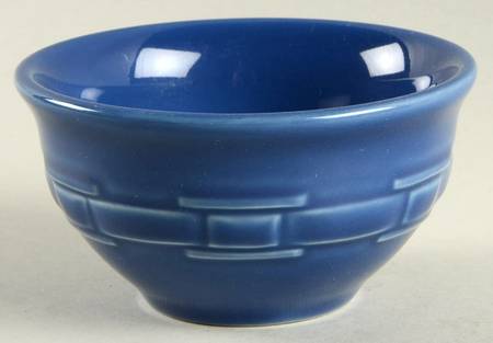 Woven Traditions Cornflower Rim Fruit/Dessert (Sauce) Bowl