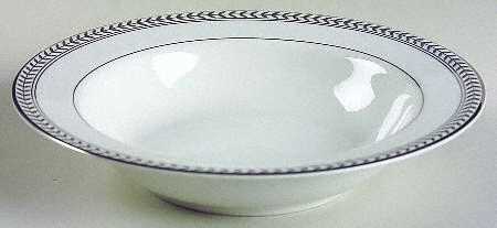 Claremont Platinum Rim Fruit/Dessert (Sauce) Bowl