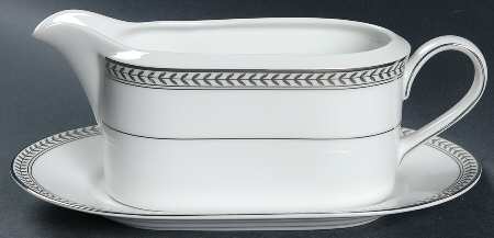 Claremont Platinum Gravy Boat & Underplate