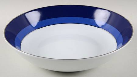 Marina Stripe 10" Round Vegetable Bowl
