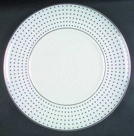 Petite Dot White 15" Chop Plate (Round Platter)