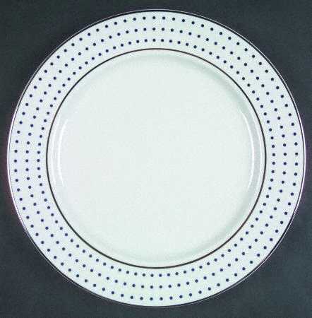 Petite Dot White 12" Chop Plate (Round Platter)