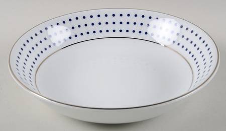 Petite Dot White Coupe Soup Bowl