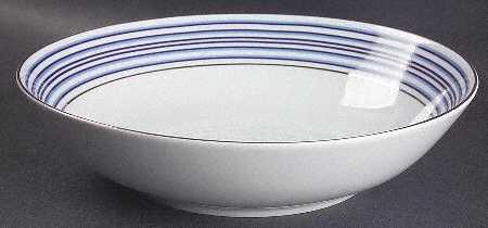 Regatta Stripe 10" Round Vegetable Bowl
