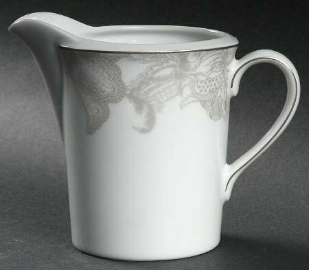 Satin Paisley Platinum Creamer