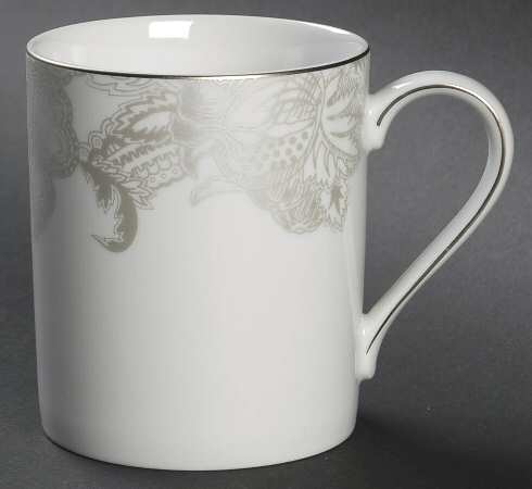 Satin Paisley Platinum Mug
