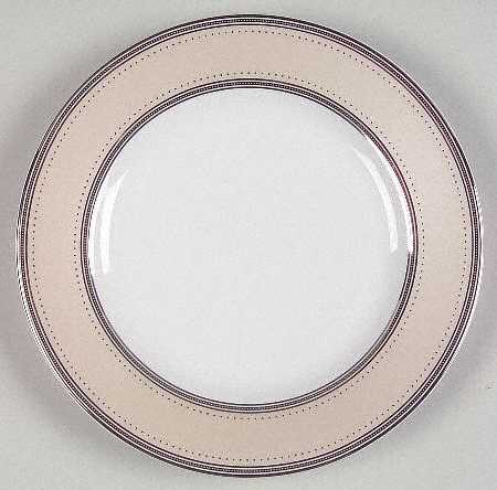 Silk Ribbon Ivory Bread & Butter Plate